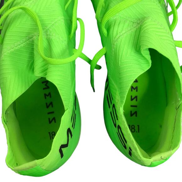 Adidas Men\'s Soccer Cleats Sz 11 Nemeziz Messi 18.1 FG Solar Green DA9586 NWT main image 4
